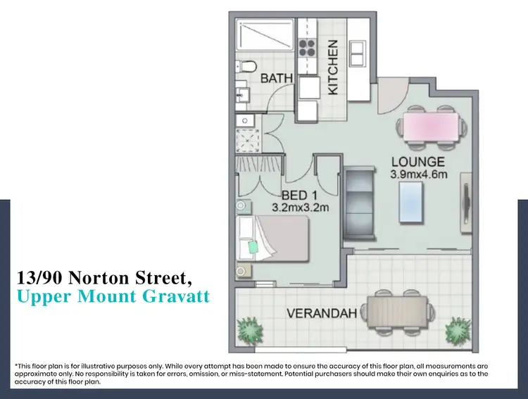 Floorplan of Homely apartment listing, 13/90 Norton Street, Upper Mount Gravatt QLD 4122