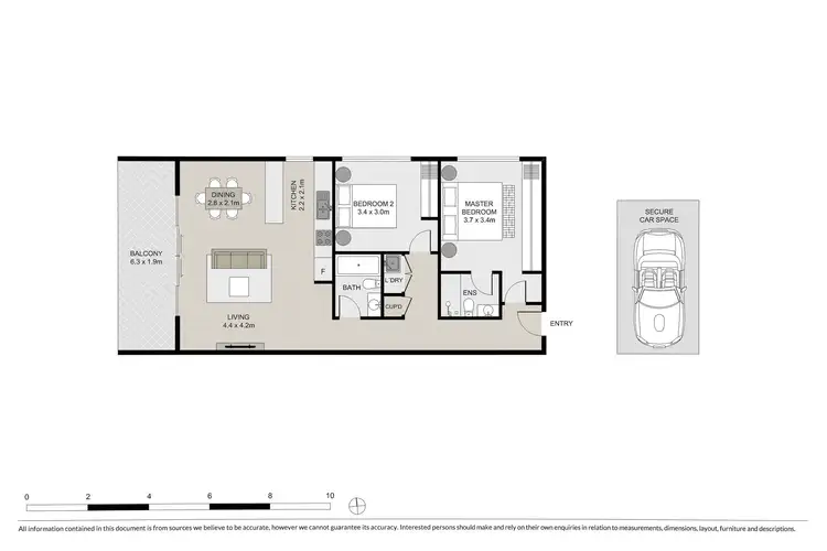 Floorplan of Homely apartment listing, 2004/78A Belmore Street, Ryde NSW 2112