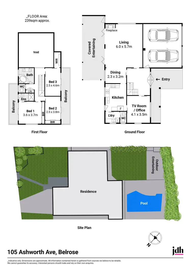 Floorplan of Homely house listing, 105 Ashworth Avenue, Belrose NSW 2085