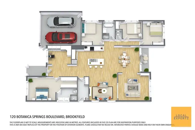 Floorplan of Homely house listing, 120 Botanica Springs Boulevard, Brookfield VIC 3338