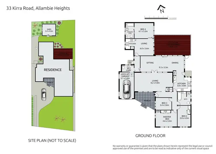 Floorplan of Homely house listing, 33 Kirra Road, Allambie Heights NSW 2100
