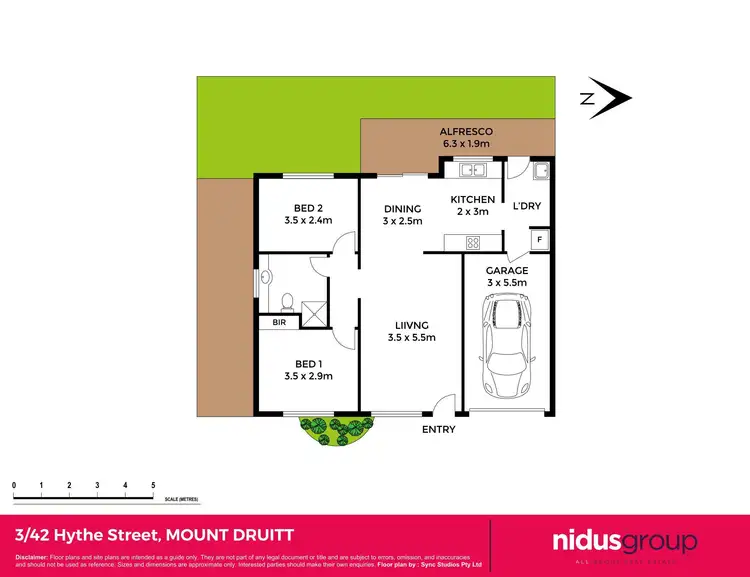 Floorplan of Homely villa listing, 3/42 Hythe Street, Mount Druitt NSW 2770