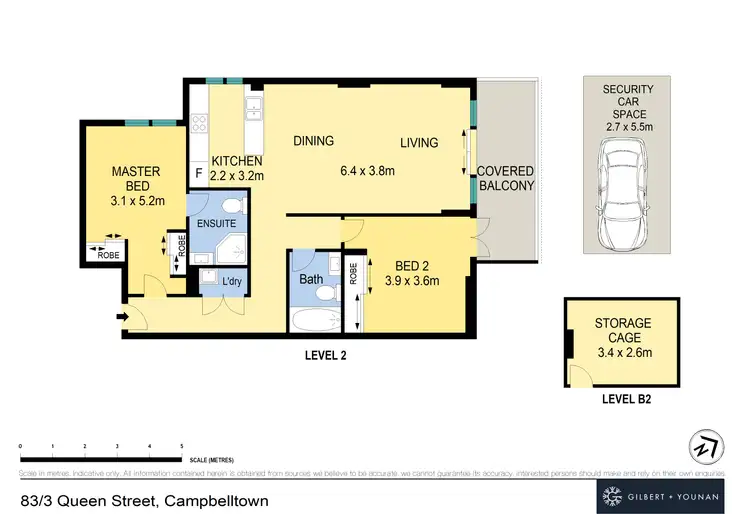 Floorplan of Homely unit listing, 83/3-17 Queen Street, Campbelltown NSW 2560