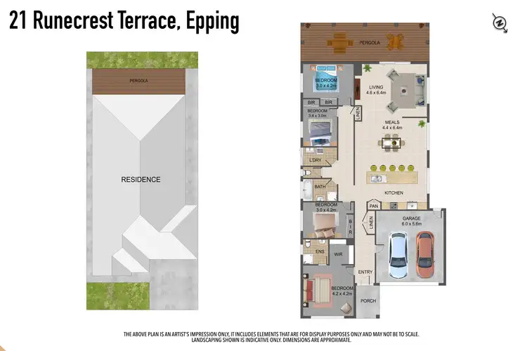 Floorplan of Homely house listing, 21 Runecrest Terrace, Epping VIC 3076