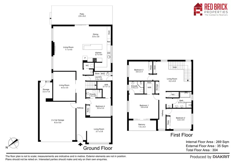 Floorplan of Homely house listing, 9 Nethercote Street, Taylor ACT 2913