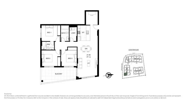 Floorplan of Homely apartment listing, 110/41B Manchester Drive, Schofields NSW 2762