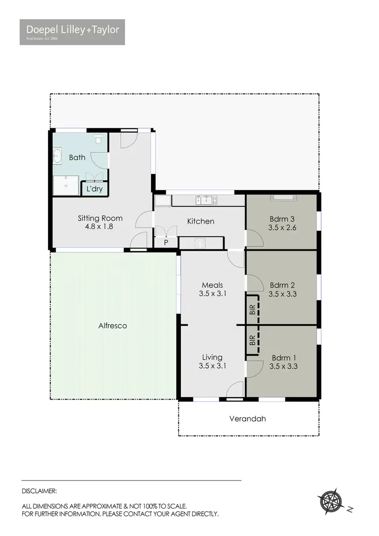Floorplan of Homely house listing, 1 Phillip Street, Creswick VIC 3363