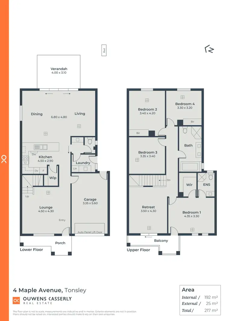 Floorplan of Homely townhouse listing, 4 Maple Avenue, Tonsley SA 5042