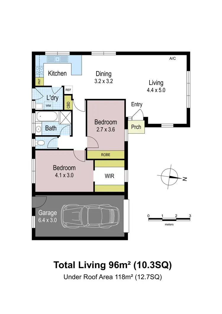 Floorplan of Homely unit listing, 2/125 Brandy Creek Road, Warragul VIC 3820