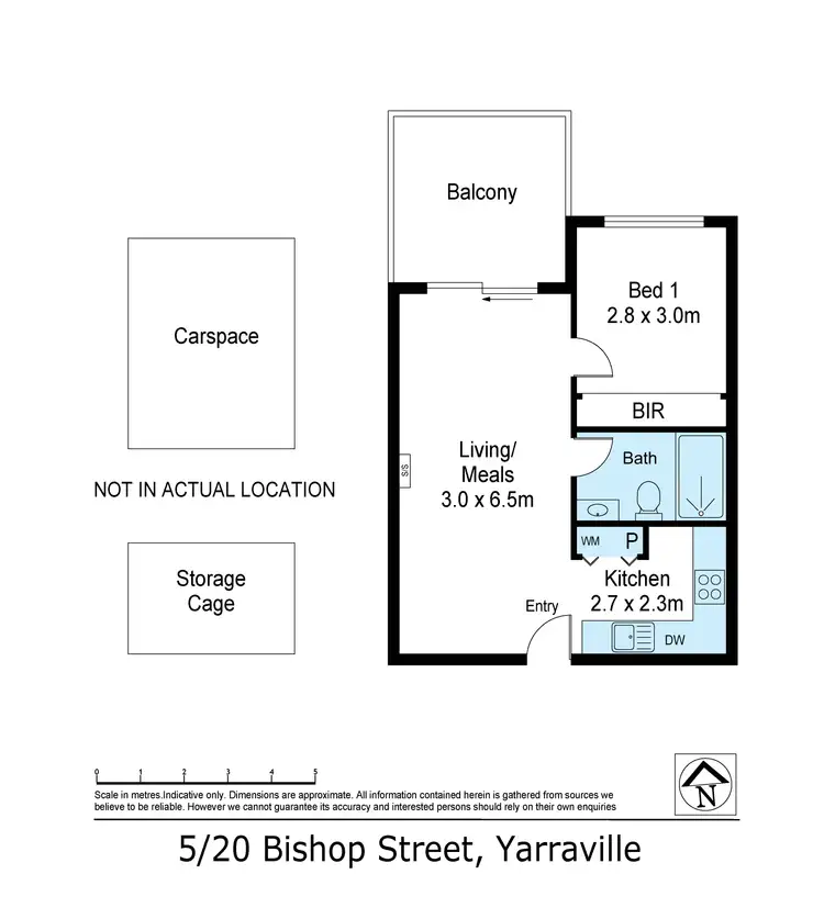 Floorplan of Homely apartment listing, 5/20 Bishop Street, Kingsville VIC 3012