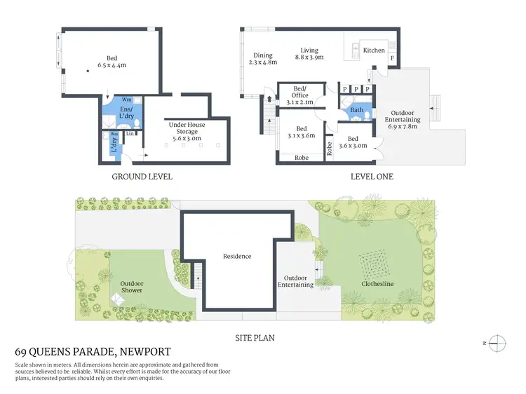 Floorplan of Homely house listing, 69 Queens Parade, Newport NSW 2106