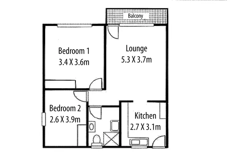 Floorplan of Homely house listing, 16/2 Angas Street, Kent Town SA 5067