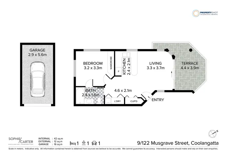 Floorplan of Homely unit listing, 9/122 Musgrave Street, Coolangatta QLD 4225