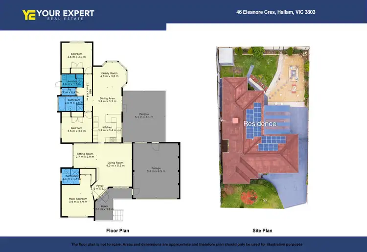 Floorplan of Homely house listing, 46 Eleanore Crescent, Hallam VIC 3803