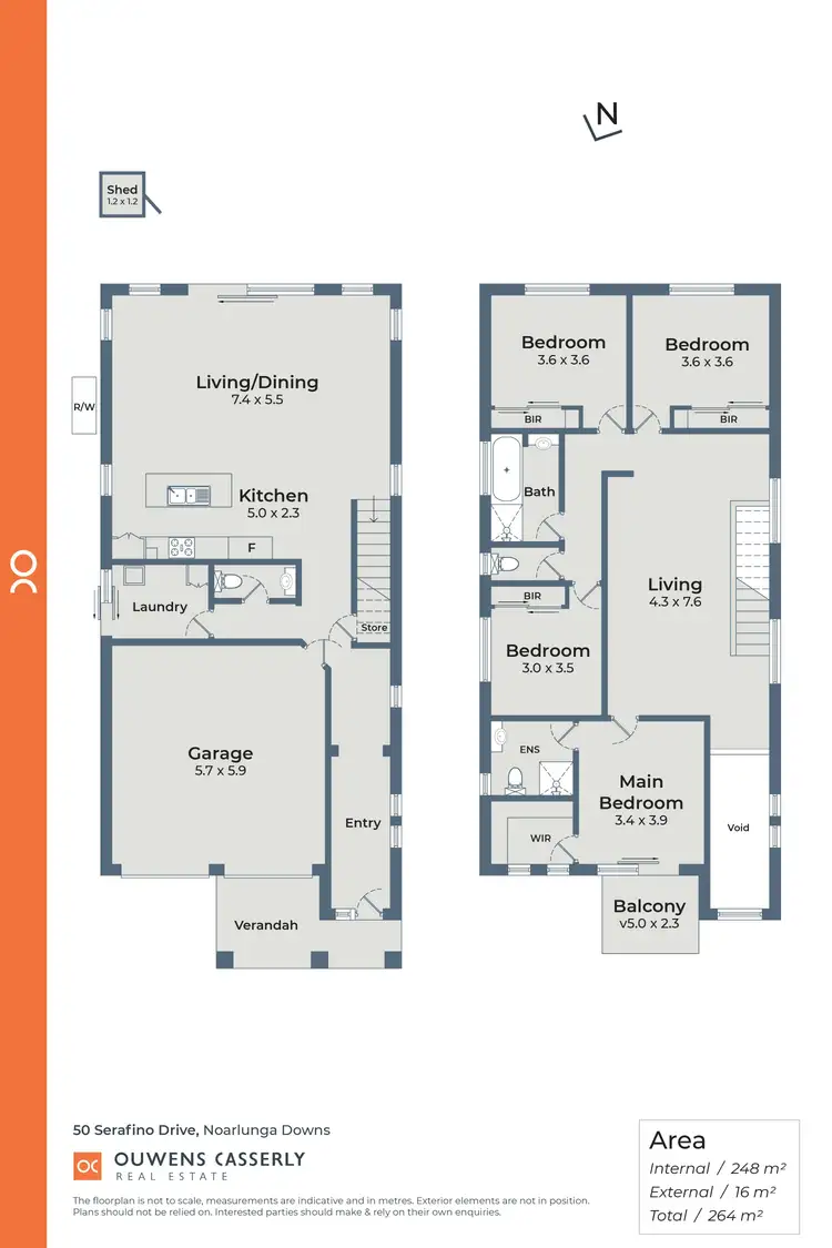 Floorplan of Homely house listing, 50 Serafino Drive, Noarlunga Downs SA 5168