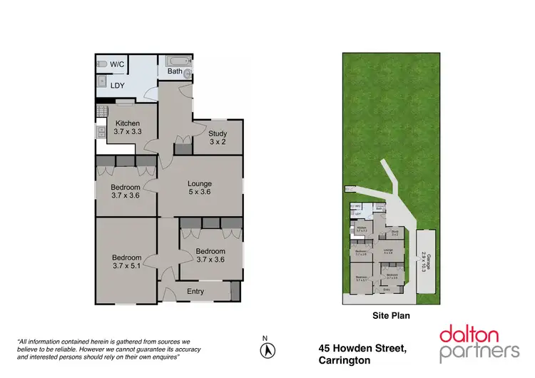 Floorplan of Homely house listing, 45 Howden Street, Carrington NSW 2294