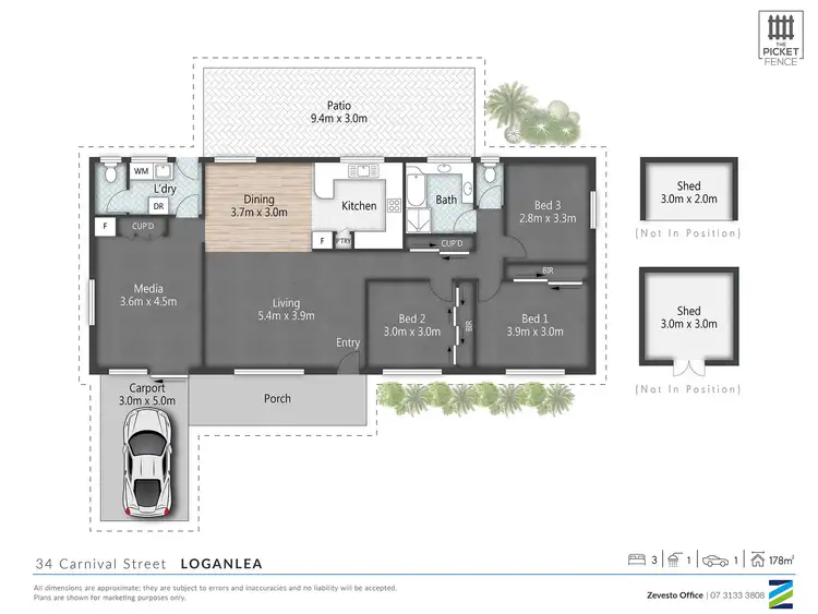 Floorplan of Homely house listing, 34 Carnival Street, Loganlea QLD 4131
