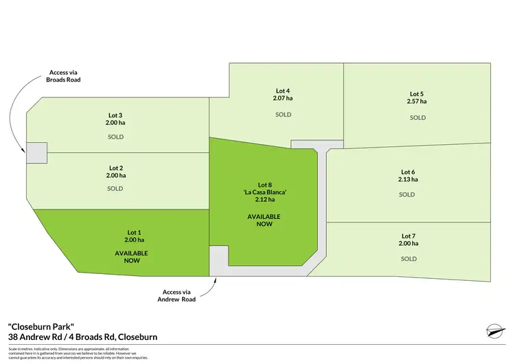 Floorplan of Homely land listing, Proposed Lots 1 & 3, 38 Andrew & 4 Broads Road, Closeburn QLD 4520