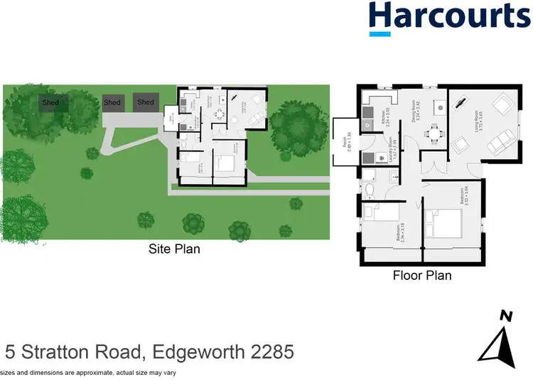 Floorplan of Homely house listing, 5 Stratton Road, Edgeworth NSW 2285