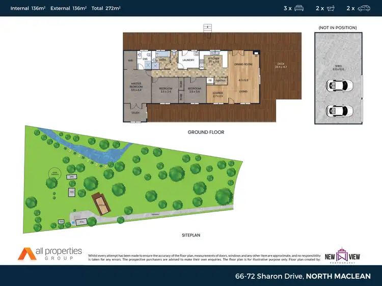 Floorplan of Homely house listing, 66-72 Sharon Drive, North Maclean QLD 4280