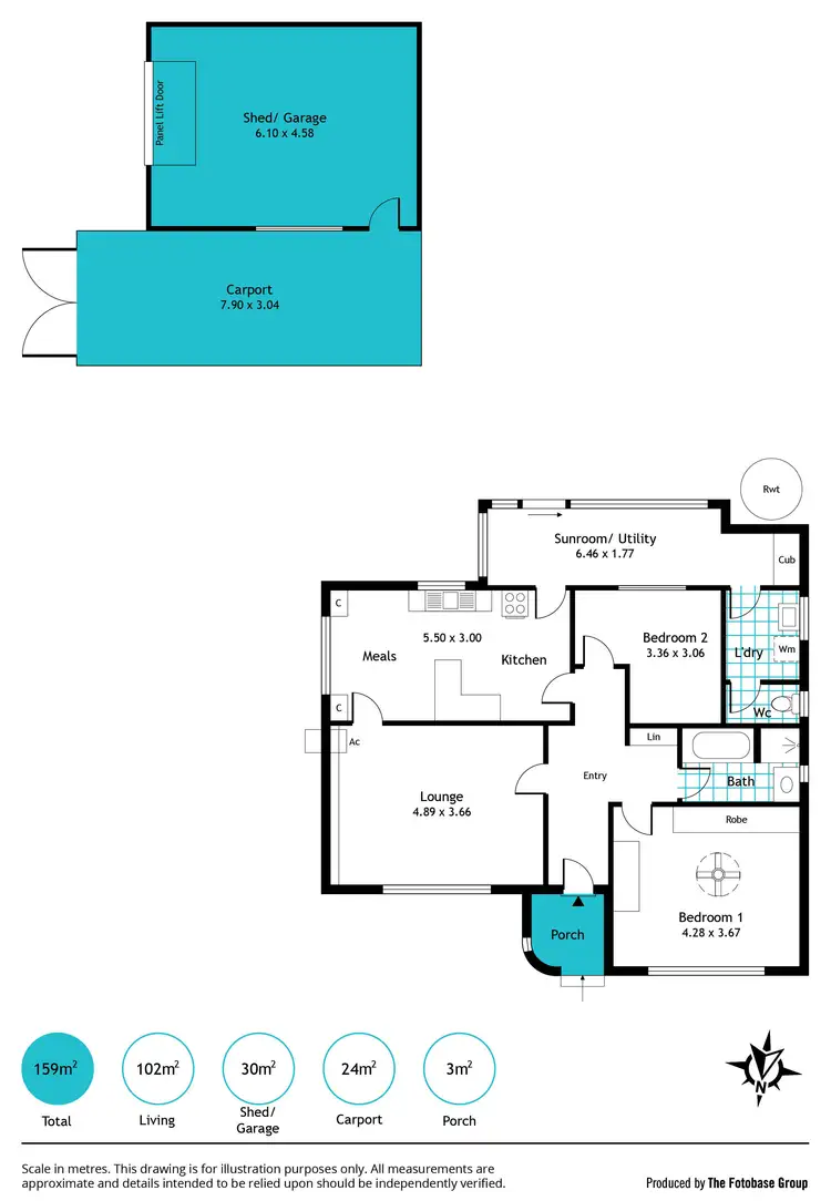 Floorplan of Homely house listing, 10 Meredith Avenue, Glengowrie SA 5044