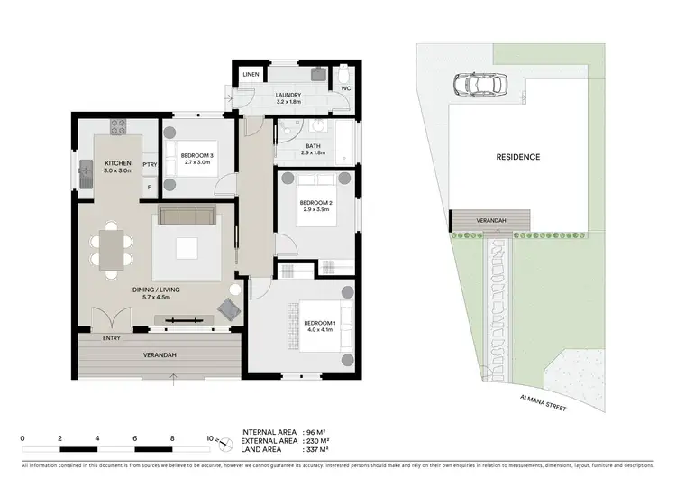 Floorplan of Homely unit listing, 1/28 Almana Street, Bell Park VIC 3215