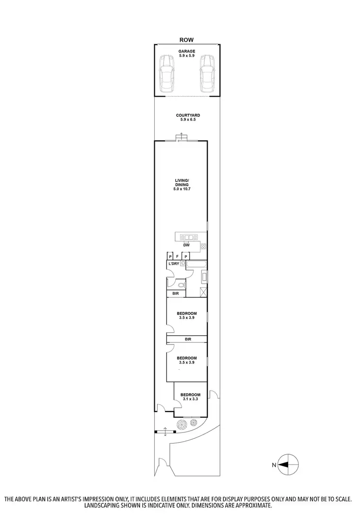 Floorplan of Homely house listing, 28 Glanfield Street, Northcote VIC 3070