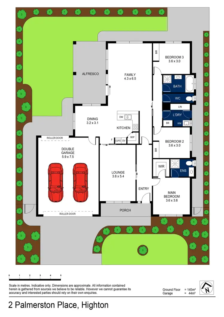 Floorplan of Homely house listing, 2 Palmerston Place, Highton VIC 3216