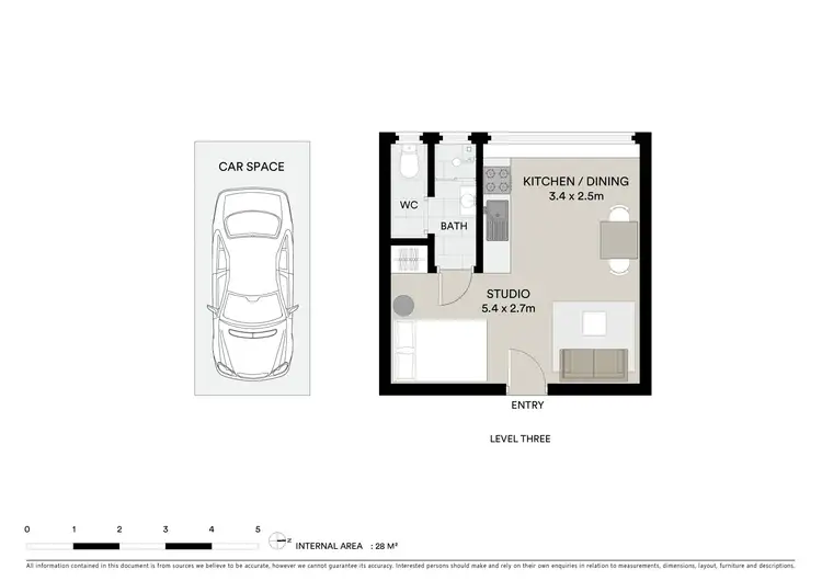 Floorplan of Homely studio listing, 38/116 Inkerman Street, St Kilda VIC 3182