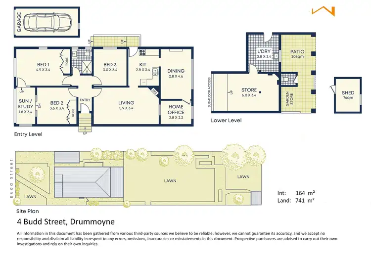 Floorplan of Homely house listing, 4 Budd Street, Drummoyne NSW 2047