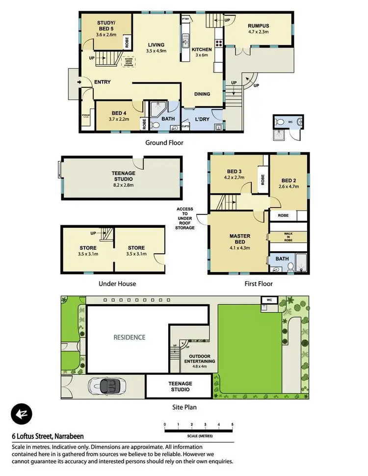 Floorplan of Homely house listing, 6 Loftus Street, Narrabeen NSW 2101