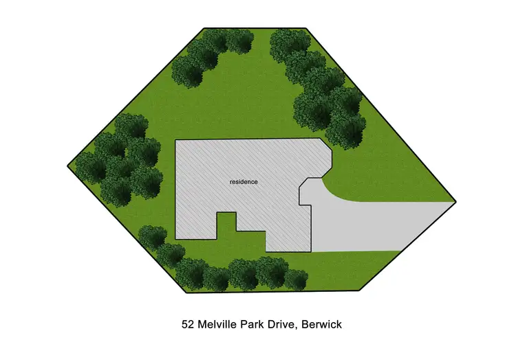 Floorplan of Homely house listing, 52 Melville Park Drive, Berwick VIC 3806