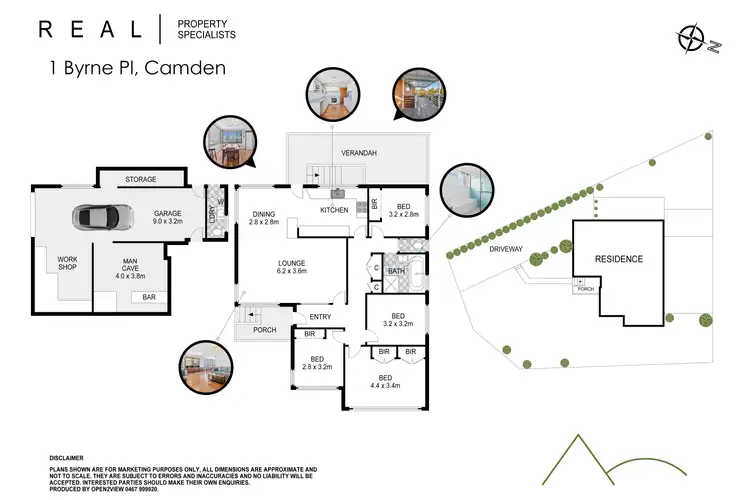 Floorplan of Homely house listing, 1 Byrne Place, Camden NSW 2570
