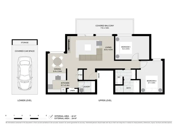 Floorplan of Homely unit listing, 4/10 Columbia Close, Nelson Bay NSW 2315