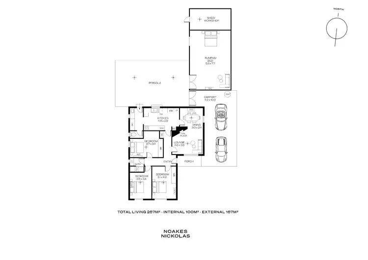 Floorplan of Homely house listing, 11 Sandison Avenue, Park Holme SA 5043
