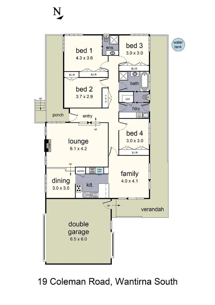 Floorplan of Homely house listing, 19 Coleman Road, Wantirna South VIC 3152