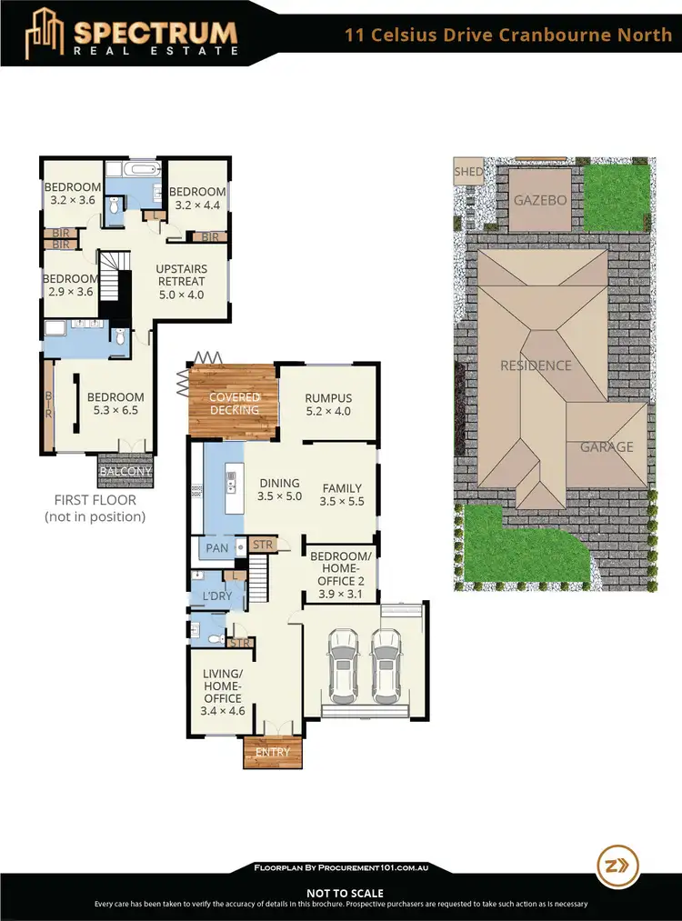 Floorplan of Homely house listing, 11 Celsius Drive, Cranbourne North VIC 3977