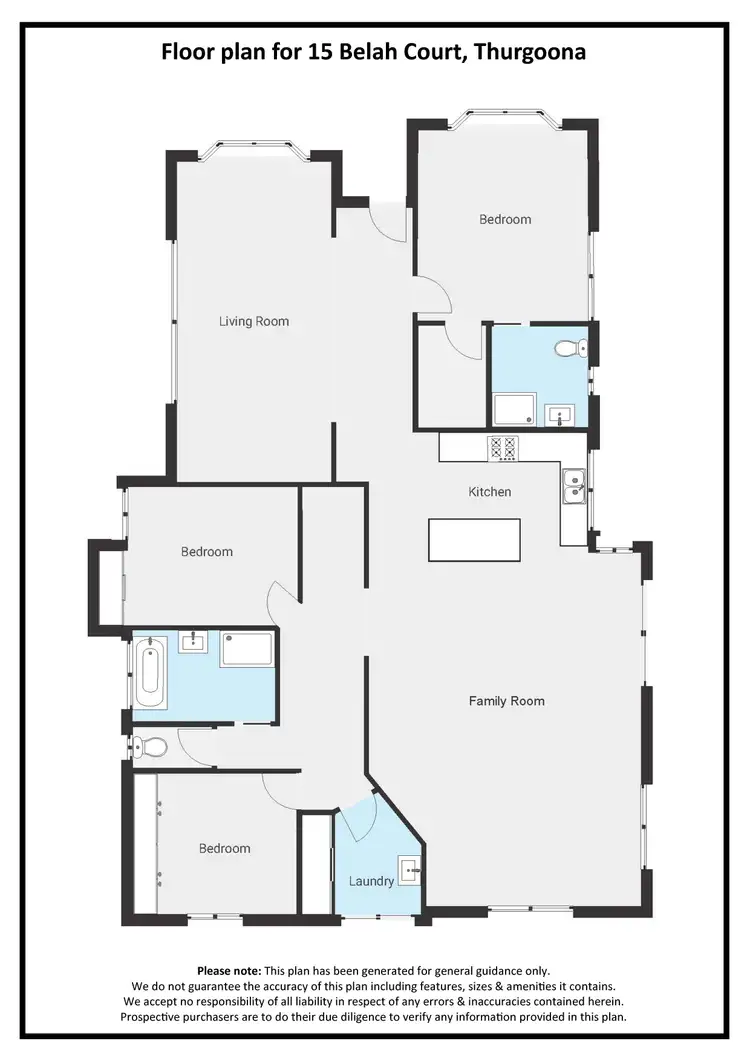 Floorplan of Homely house listing, 15 Belah Court, Thurgoona NSW 2640