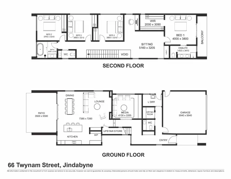 Floorplan of Homely house listing, 66 Twynam Street, Jindabyne NSW 2627