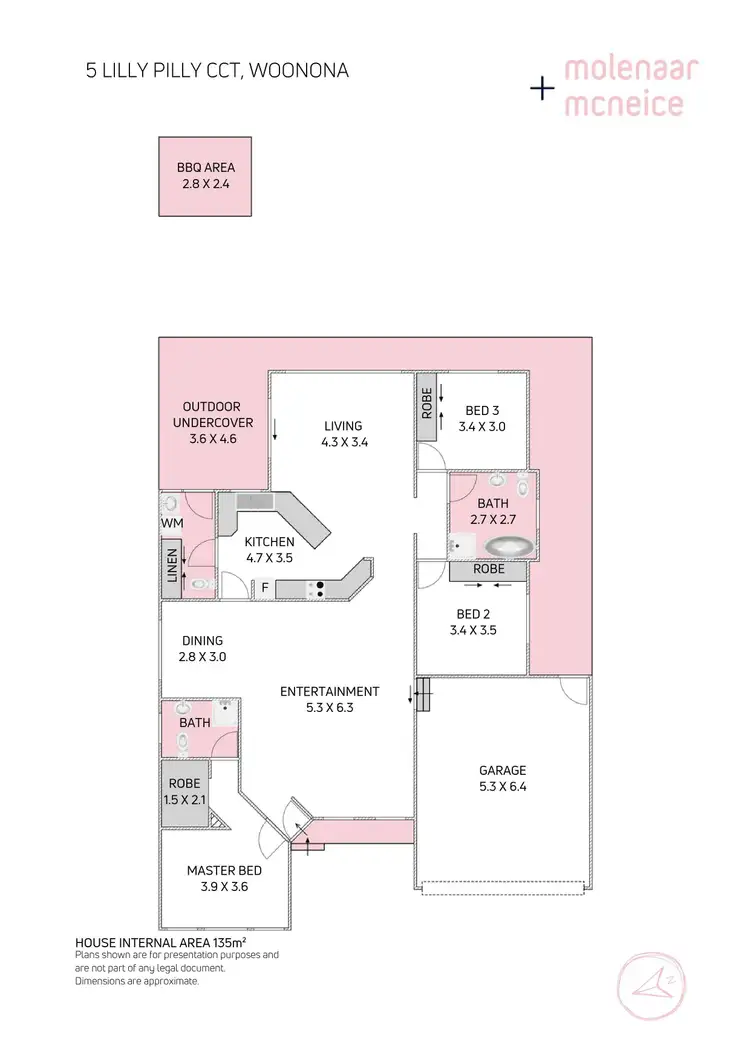 Floorplan of Homely house listing, 5 Lilly Pilly Circuit, Woonona NSW 2517