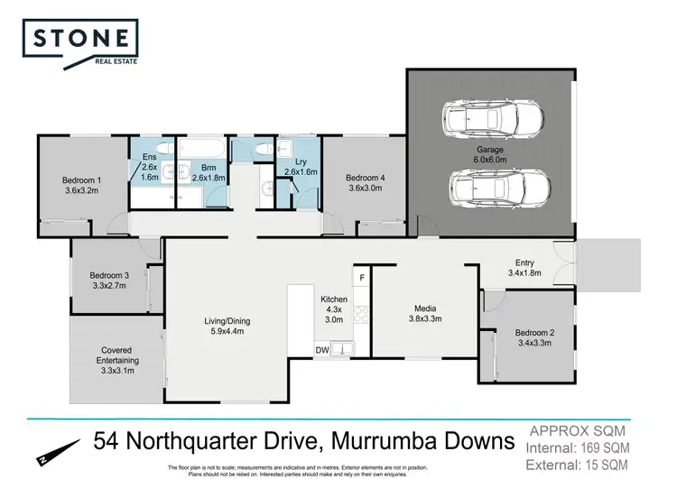 Floorplan of Homely house listing, 54 Northquarter Drive, Murrumba Downs QLD 4503