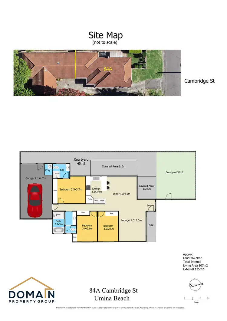 Floorplan of Homely villa listing, 84A Cambridge Street, Umina Beach NSW 2257