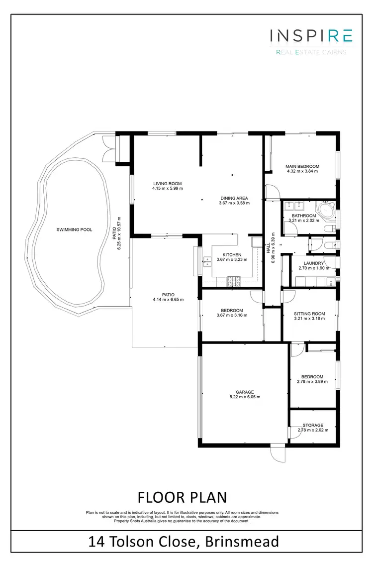 Floorplan of Homely house listing, 14 Tolson Close, Brinsmead QLD 4870