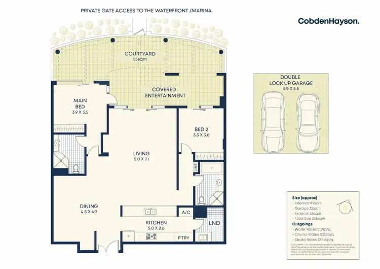 Floorplan of Homely apartment listing, 29/3 Wulumay Close, Rozelle NSW 2039