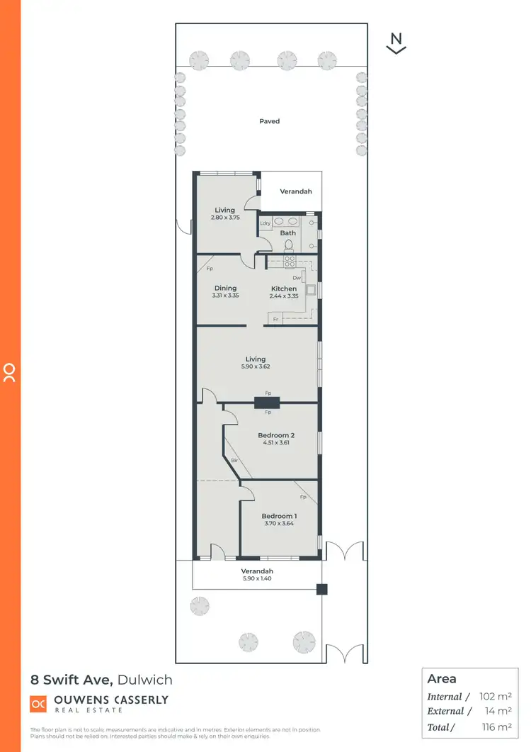 Floorplan of Homely house listing, 8 Swift Avenue, Dulwich SA 5065