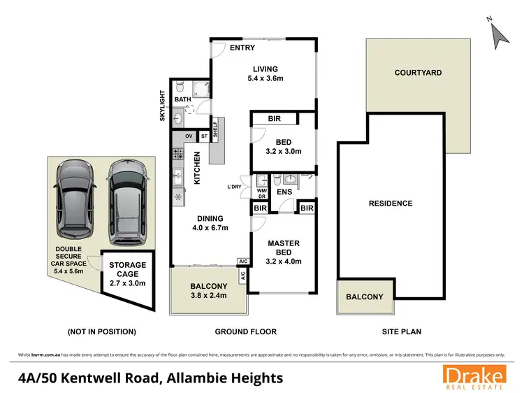 Floorplan of Homely apartment listing, 4A/50 Kentwell Road, Allambie Heights NSW 2100