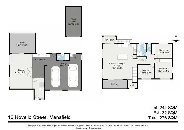 Floorplan of Homely house listing, 12 Novello Street, Mansfield QLD 4122