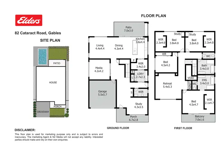 Floorplan of Homely house listing, 82 Cataract (gables) Road, Box Hill NSW 2765