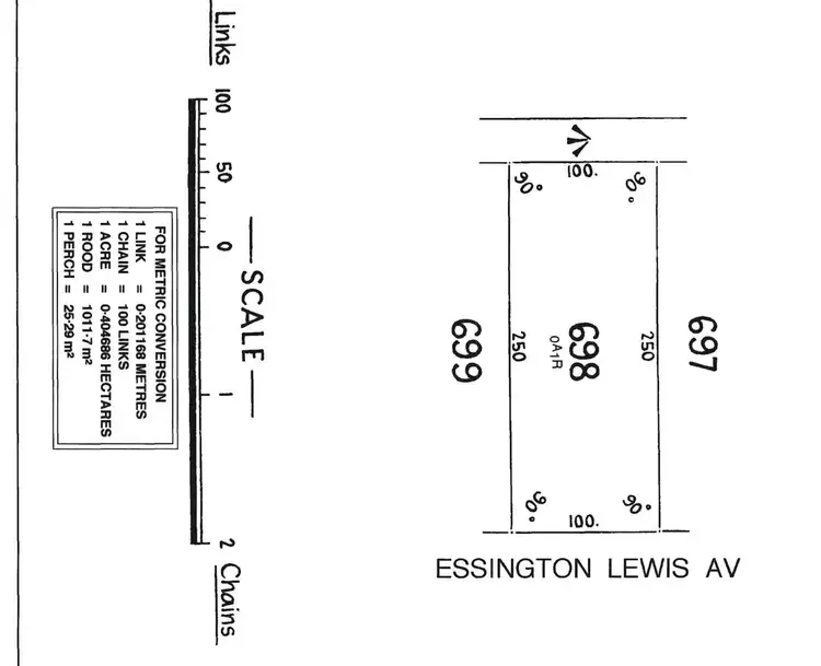 Floorplan of Homely land listing, 71 Essington Lewis Avenue, Whyalla SA 5600