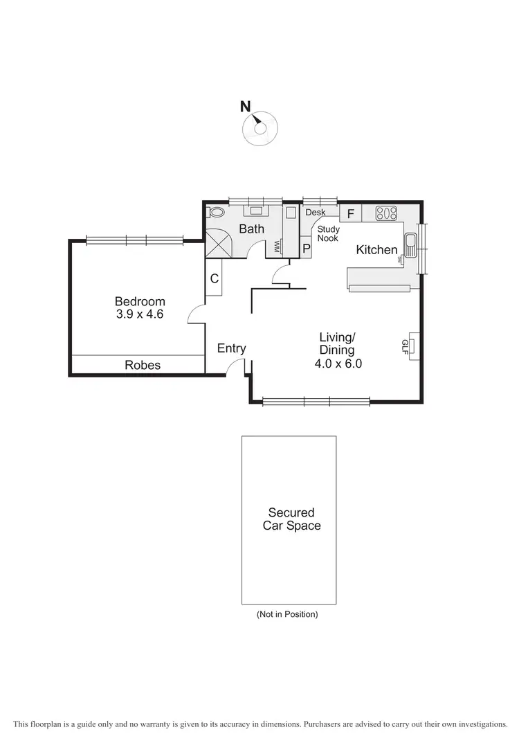Floorplan of Homely apartment listing, 12/45a Ormond Esplanade, Elwood VIC 3184